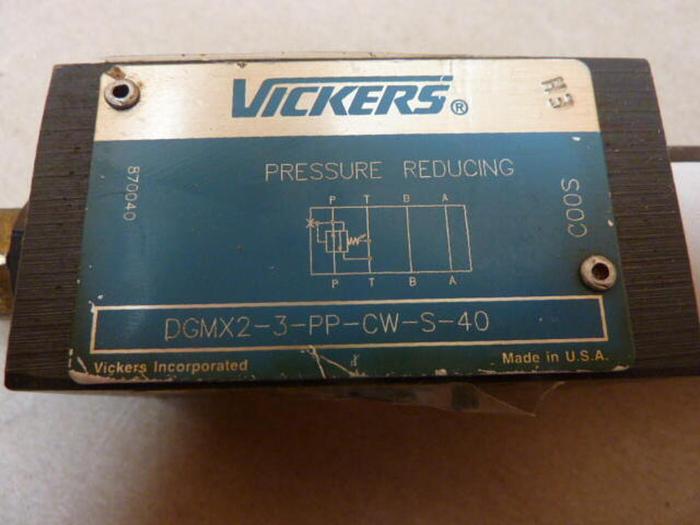 Used VICKERS Pressure Reducing Valve DGMX2-3-PP-CW-S-40 #38038