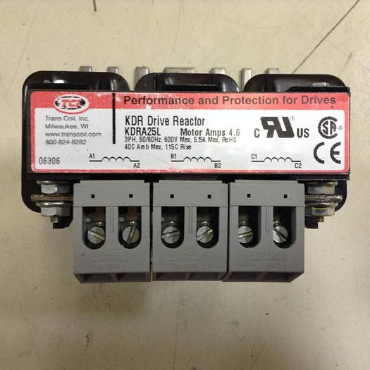 Used TCI Drive Reactor KDRA25L #87771