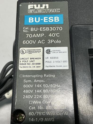 Used FUJI ELECTRIC BU-ESB3070