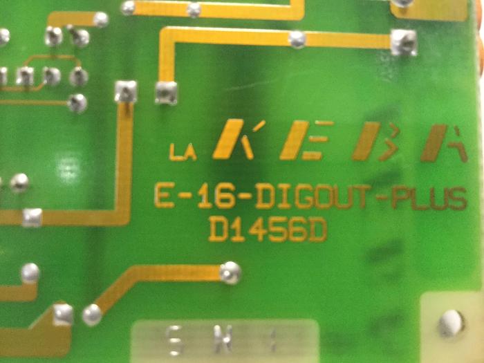 Used KEBA Engel Output Board E-16-DIGOUT-PLUS D1456D Used