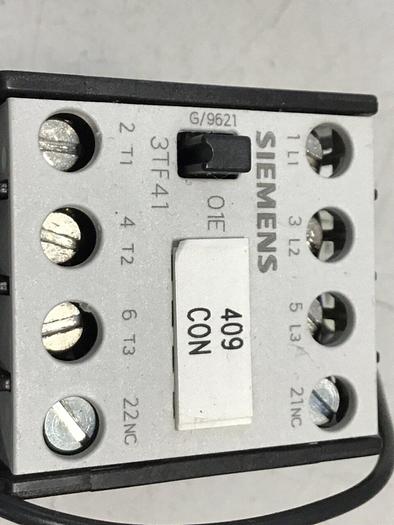 Used SIEMENS Contactor 3TF4101-0A #118023