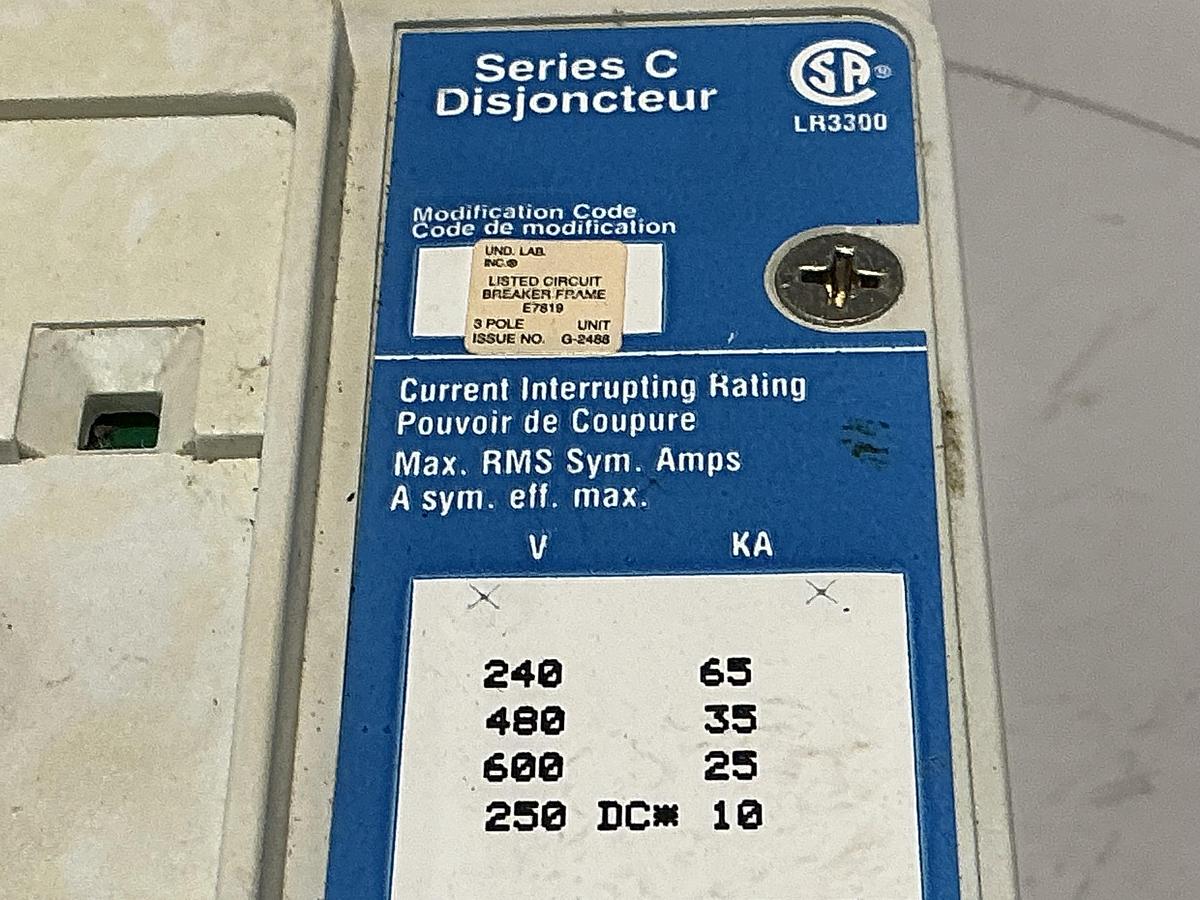 Used CUTLER HAMMER KD3400F