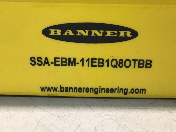 Used BANNER ENGINEERING Emergency Stop Button SSA-EBM-11EB1Q80TBB #117216