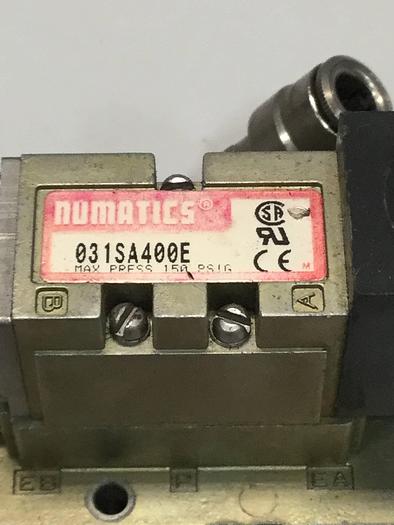 Used NUMATICS Solenoid 4 Way Valve 031SA400E Used