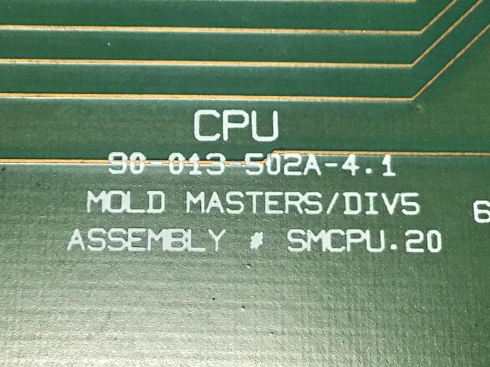 Used MOLD MASTER Circuit Board 90-013-502A-4.1 #125114