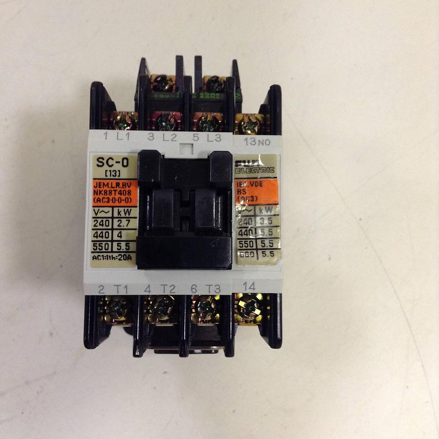 Used FUJI ELECTRIC Contactor SC-0 4NC0F0 USED