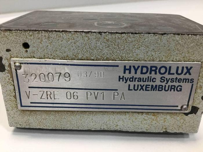 Used HYDROLUX Valve V-ZRE06PV1PA #99033