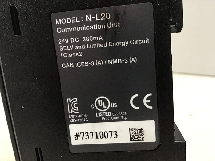 Used KEYENCE CORP Communication Module N-L20 #133903