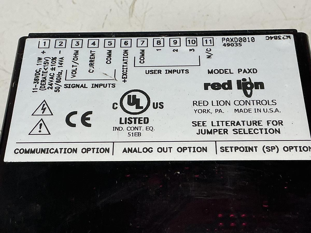 Used RED LION CONTROLS PAXD