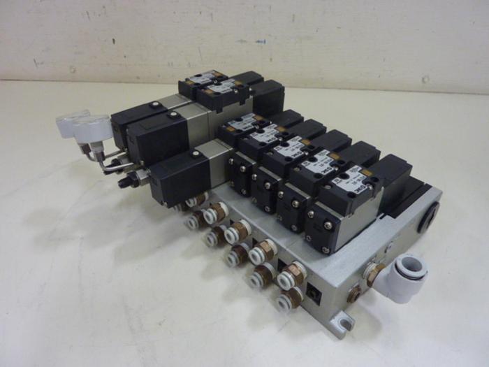 Used SMC Control Block w/ Valves ARBF2000-00-P-1 #61347