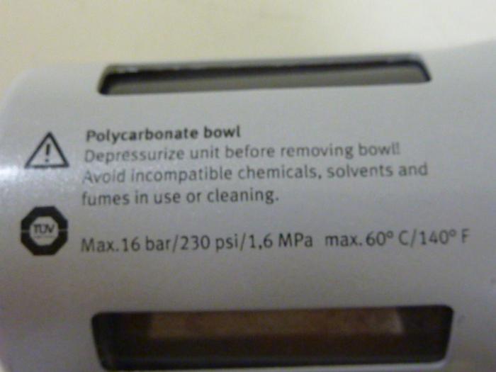 Used FESTO Pneumatic Filter Regulator LFRS-D-MIDI-A #54624