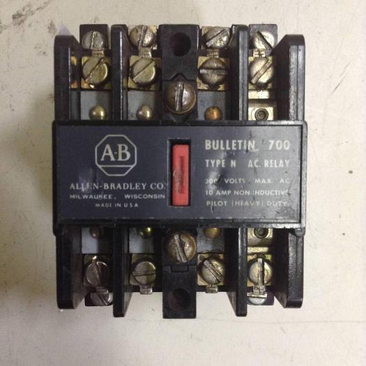 Used ALLEN BRADLEY AC Relay 700-N600A1 SER C #85062
