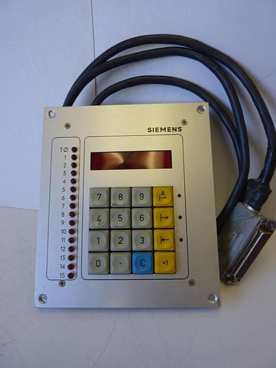 Used SIEMENS Display Keypad Module 6ES5 391-5AA12 #11206