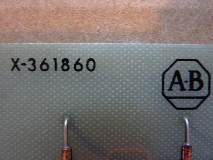 Used ALLEN BRADLEY Circuit Board X-361860 #27253