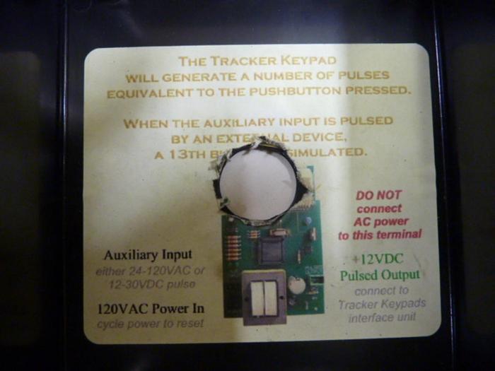 Used BEAR TECHNOLOGIES Tracker Keypad TRACKER-KEYPAD #65378