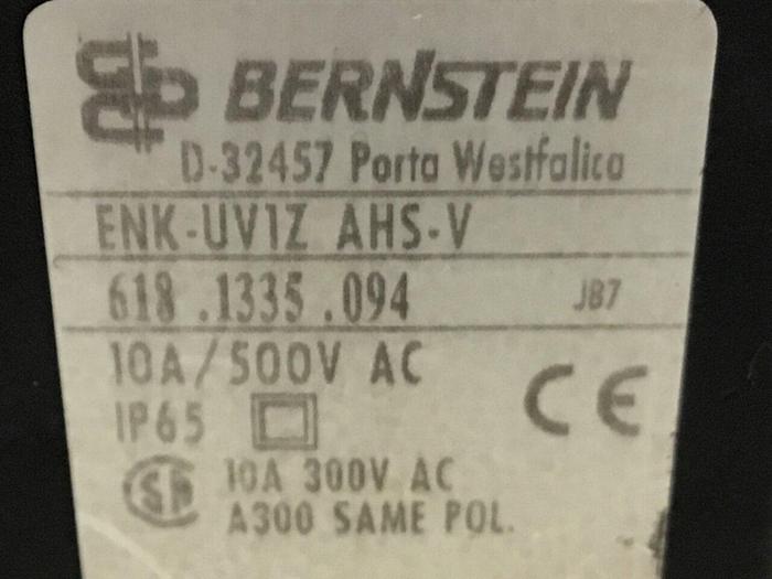 Used BERNSTEIN Limit Switch ENK-UV1Z AHS-V #121239