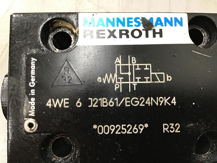 Used REXROTH 4WE6J21B61/EG24N9K4 Valve Used #141695