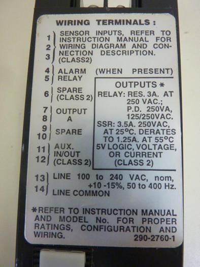 Used DWYER Temperature Control 140AM #47175