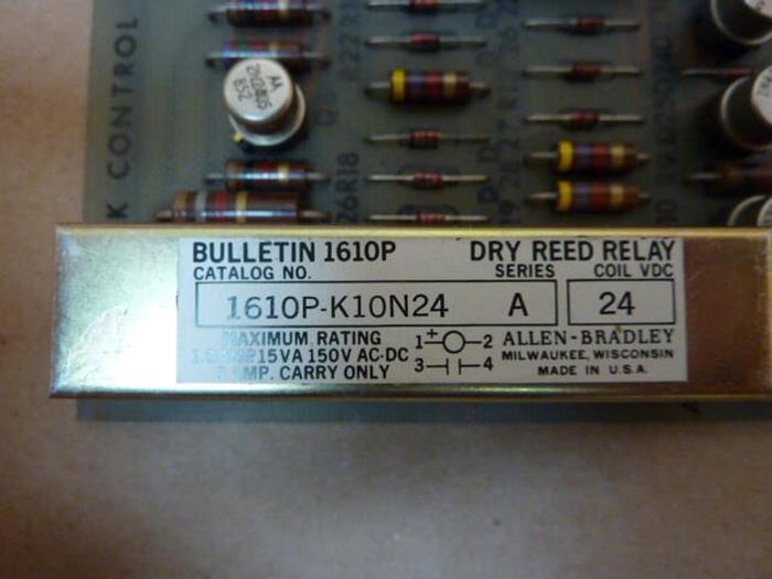 Used ALLEN BRADLEY Clock Control Board X-233166A #27167
