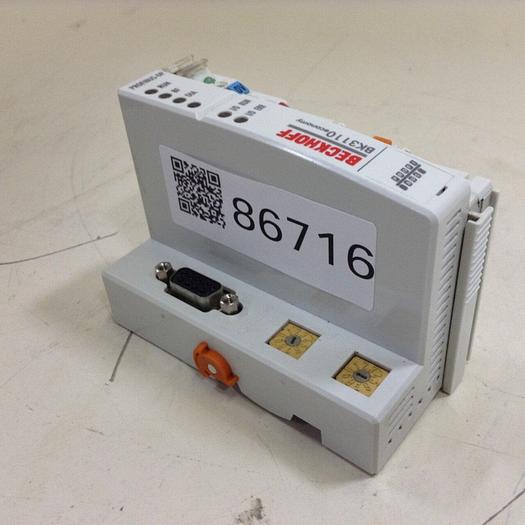 Used BECKHOFF Profibus Coupler BK3110 #86716