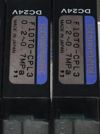 Used KOGANEI Manifold w/ Valves F10M10AJ #120938