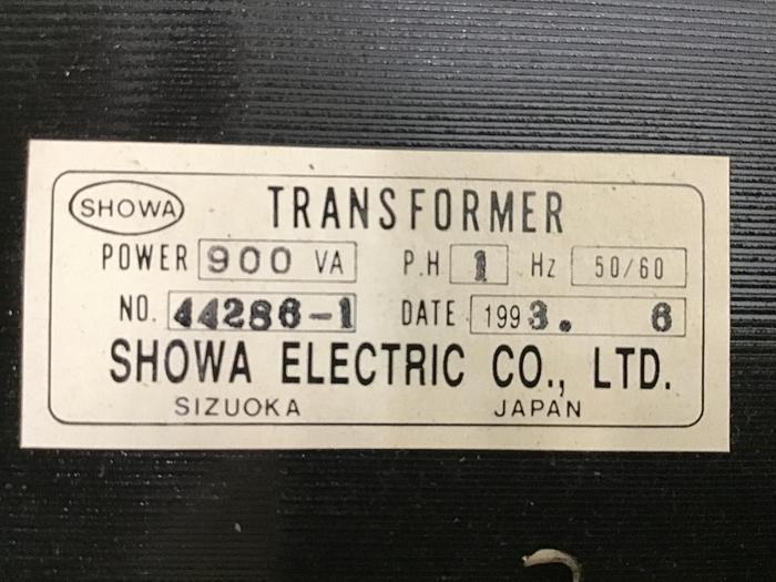 Used SHOWA 44286-1 900 VA Transformer Used #141160