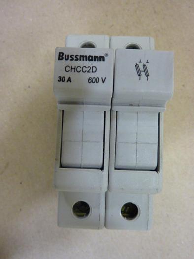 Used BUSSMANN 30 Amp Fuse Holder CHCC2D #47156