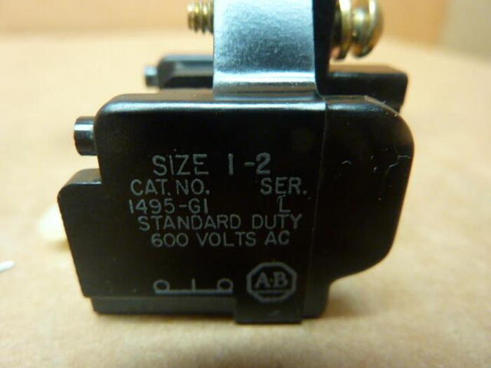 ALLEN BRADLEY Auxiliary Contact Block 1495-G1 SER L #32520