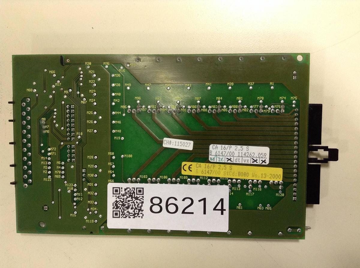 Used BACHMANN ELECTRONIC Output Card CA16/P2.5S  E06149/00 USED