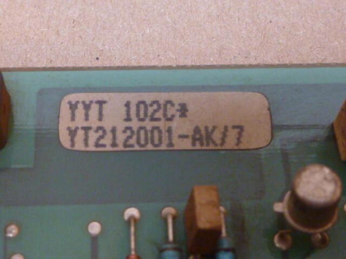 Used ASEA BROWN BOVERI Circuit Board YT212001-AK/7 #32893