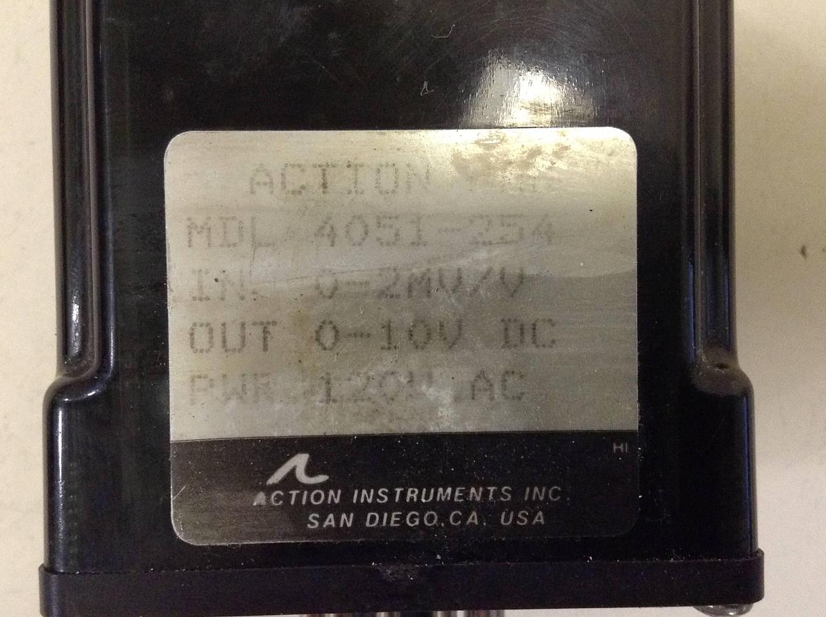 Used ACTION INSTRUMENTS Signal Conditioner 4051-254 USED