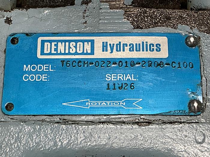 Used DENISON HYDRAULICS T6CCM-022-010-2R03-C100