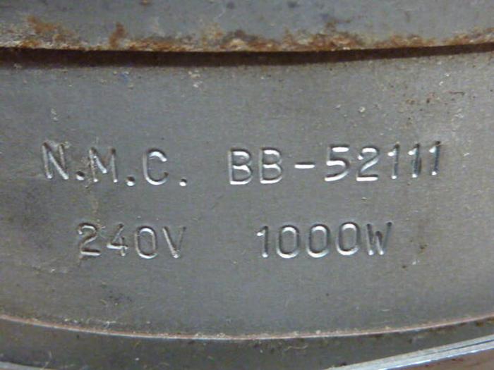 Used NMC 1000 Watt Heater Band BB-52111 #33305