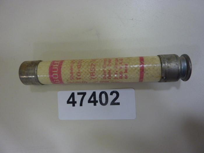 Used GOULD 2 1/4 Amp Fuse TRS2-1/4 #47402