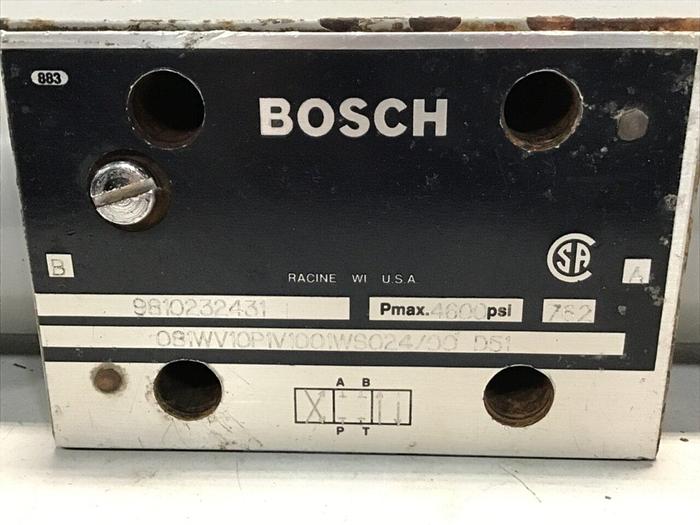 Used BOSCH Valve 081WV10P1V1001WS024/00D51 Used