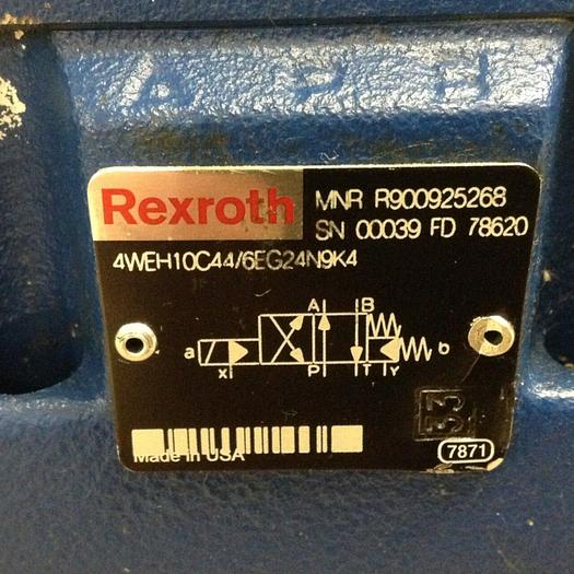 Used REXROTH Valve 4WEH10C44/6EG24N9K4 #78883