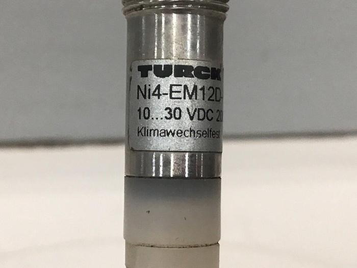 Used TURCK ELEKTRONIK Sensor NI4EM12DAP6S120 #128337