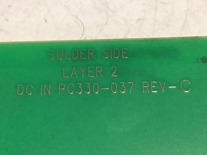 Used VAN DORN DC Input Board 330037 PC330-037 Used