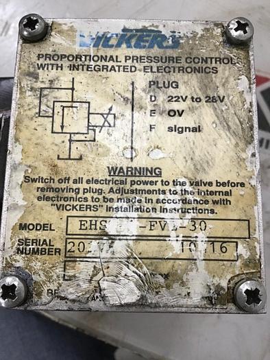 Used VICKERS Proportional Control Valve EHST-3-FVF-30 USED