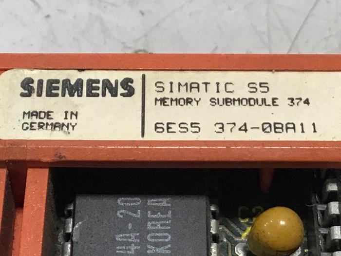 Used SIEMENS / VAN DORN SIMATIC S5 Memory 6ES5 374-0BA11 #126084