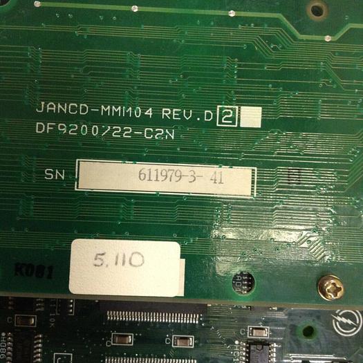 Used YASKAWA Circuit Board JANCU-MCP02B-1 REV D00 #76706