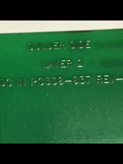 Used VAN DORN DC Input Board 330037 PC330-037 Used