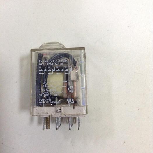 Used POTTER & BRUMFIELD Relay KHU-17A11N-120 #76384