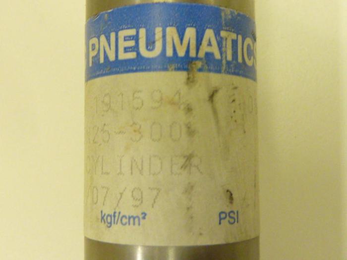 Used SMC Pneumatic Cylinder G85N25-300 #43012