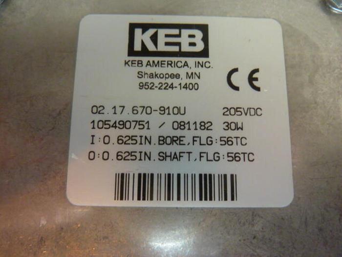 Used KEB AMERICA Rotary Actuator 02.17.670-910U Used