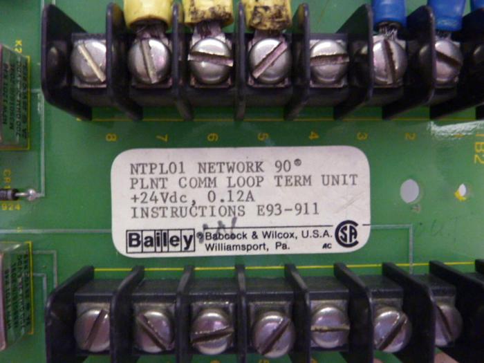 Used BAILEY CONTROLS Circuit Board NTPL01 Used