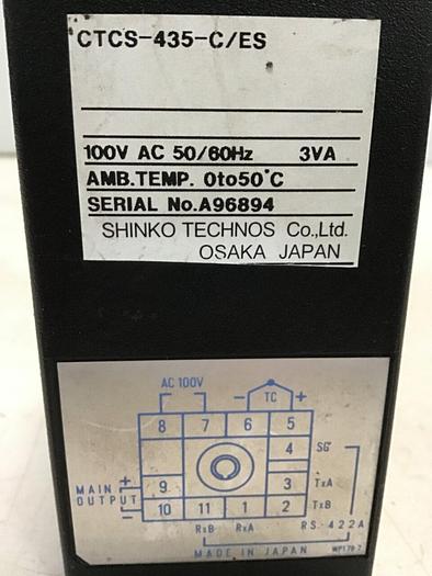 Used SHINKO Temperature Control CTCS-435-C/ES USED