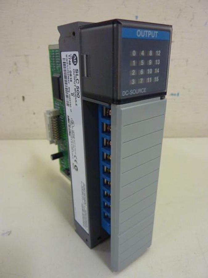 Used ALLEN BRADLEY Output Module 1746-OB16 SER D Used