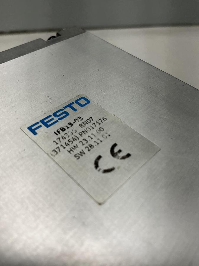 Used FESTO Control Block / Valve Terminal IFB13-03 Used