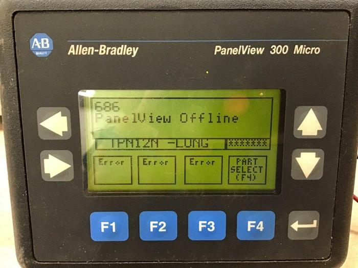 Used ALLEN BRADLEY Panel View 300 Micro 2711-M3A18L1 Used